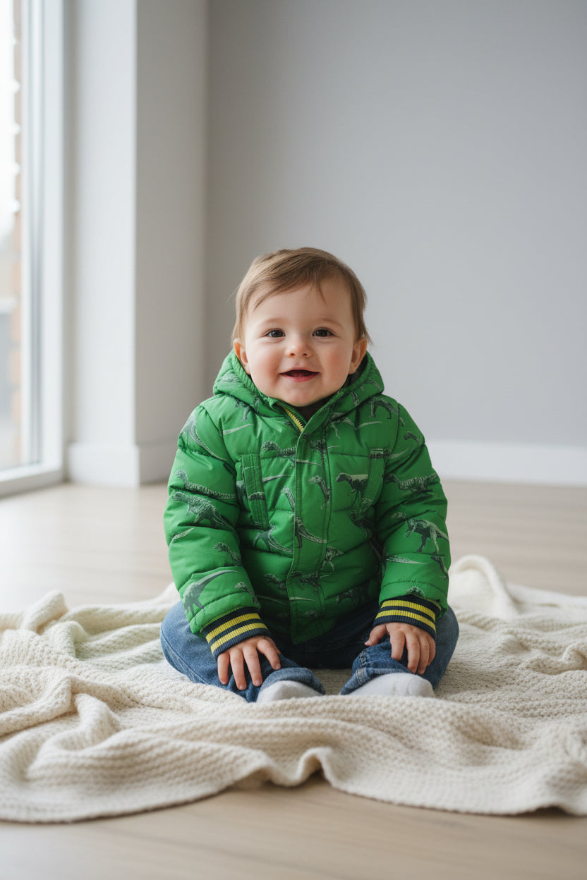 Manteau d’hiver dino - Vert