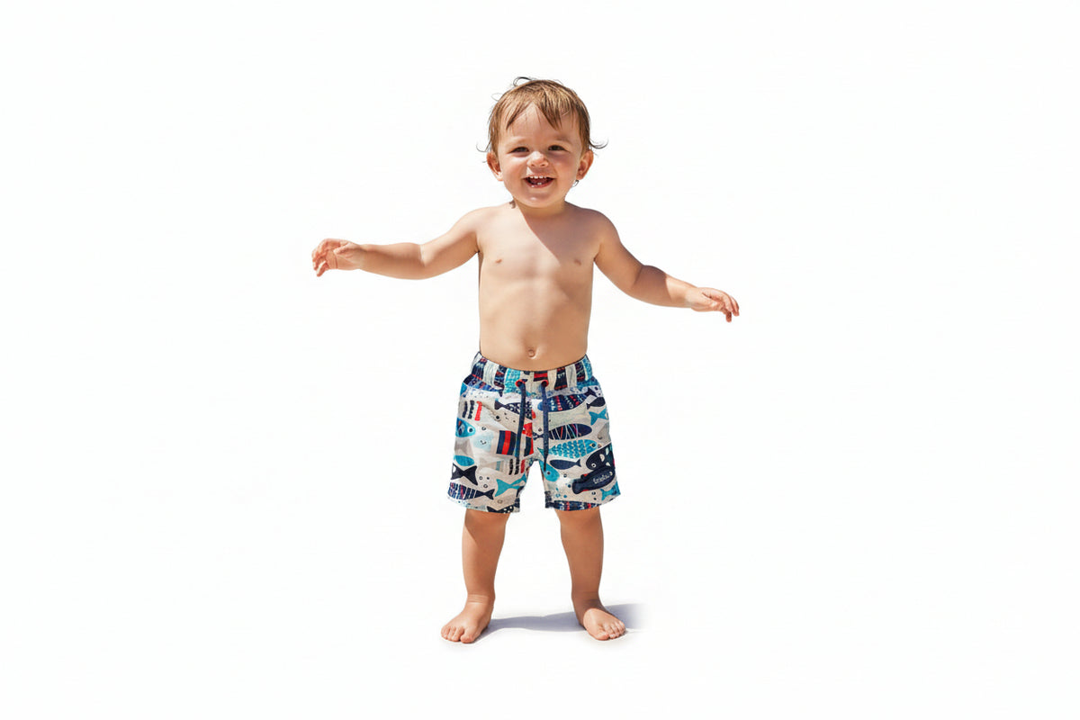 Short Maillot Poissons