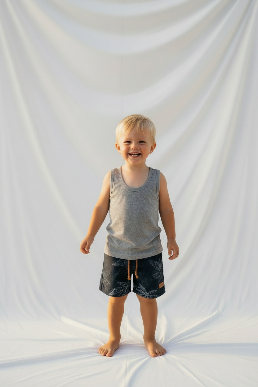 Short maillot Palmier