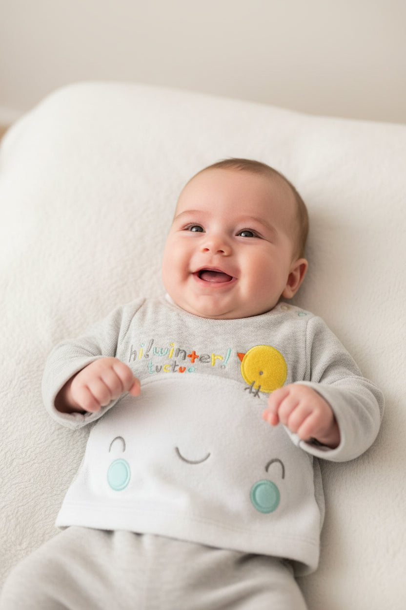 Chandail bébé “Hi Winter"!