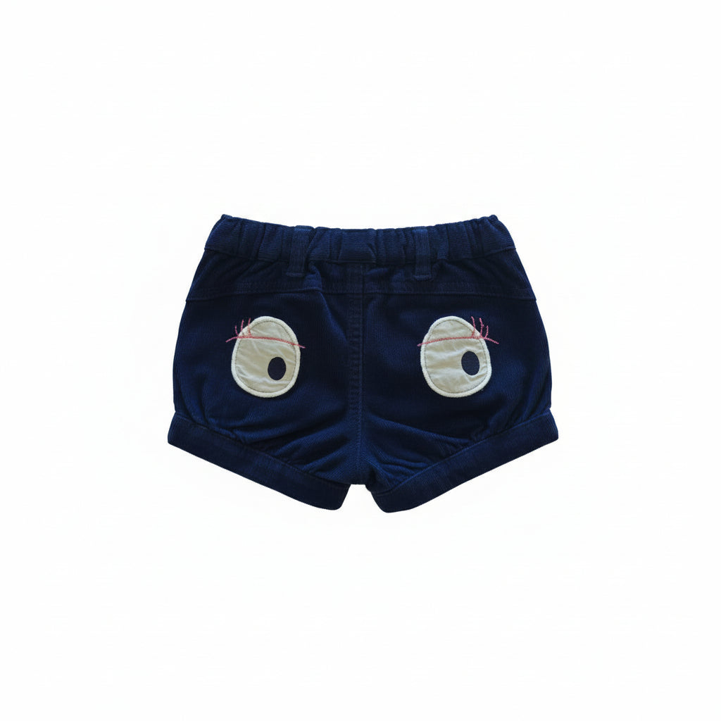 Short velours côtelé