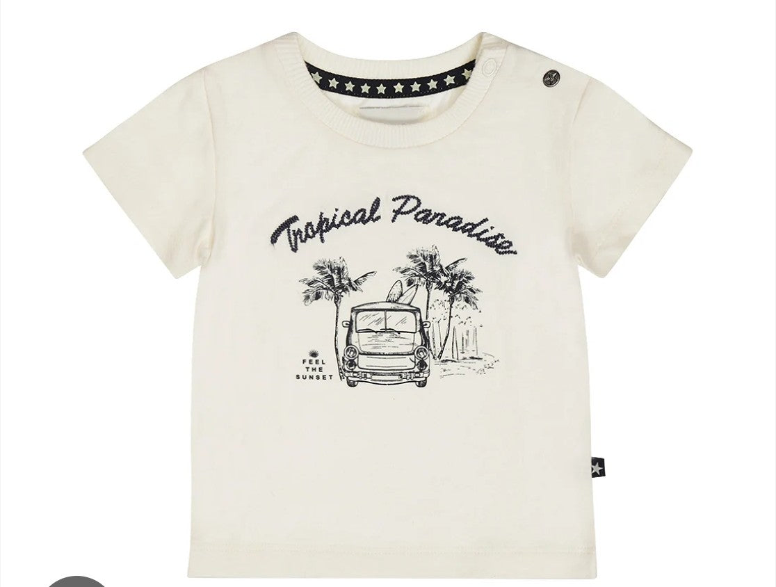 T-shirt Tropical Paradise -Dirkje
