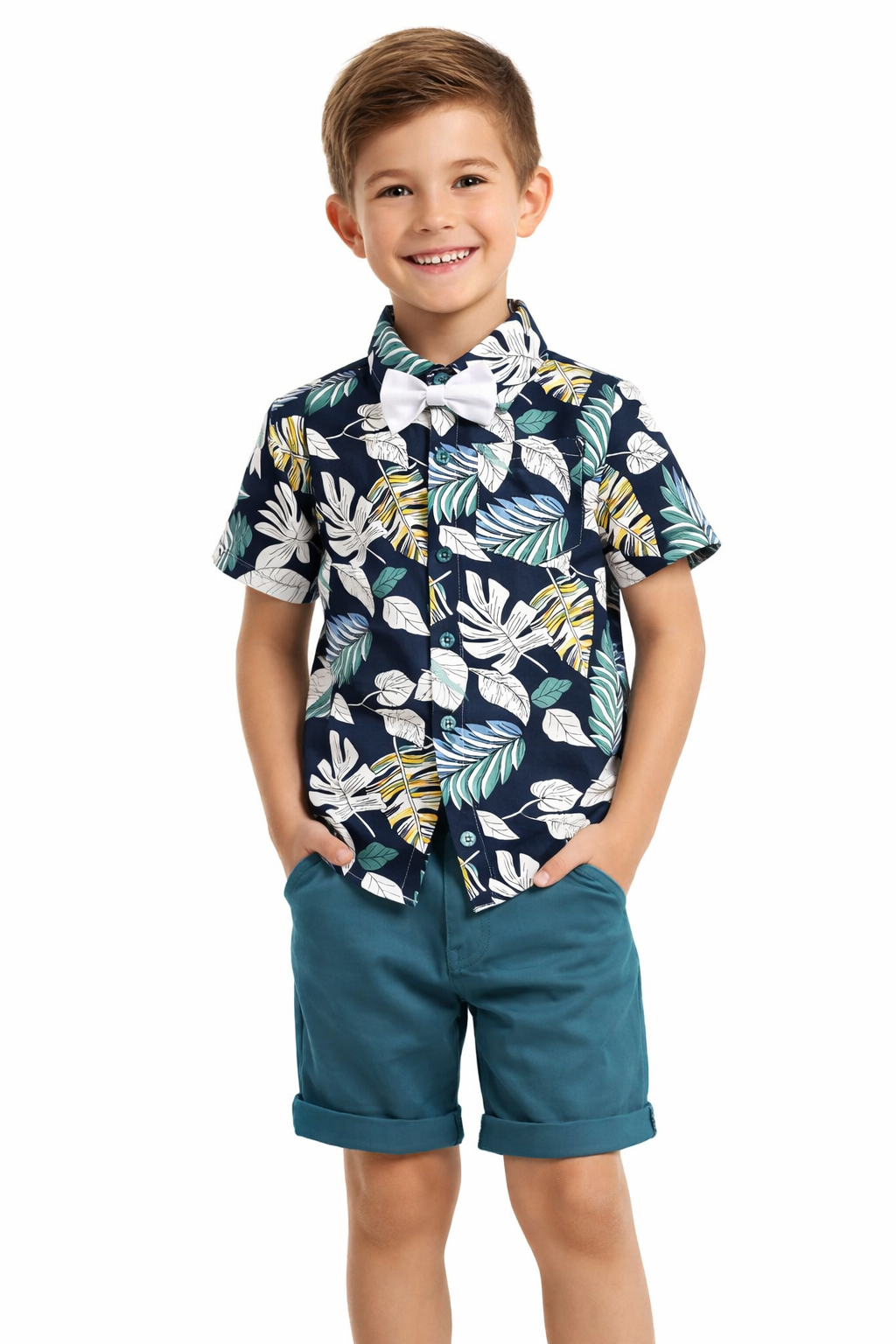 Ensemble Tropicale -Modèle Rayon Bleu Azur