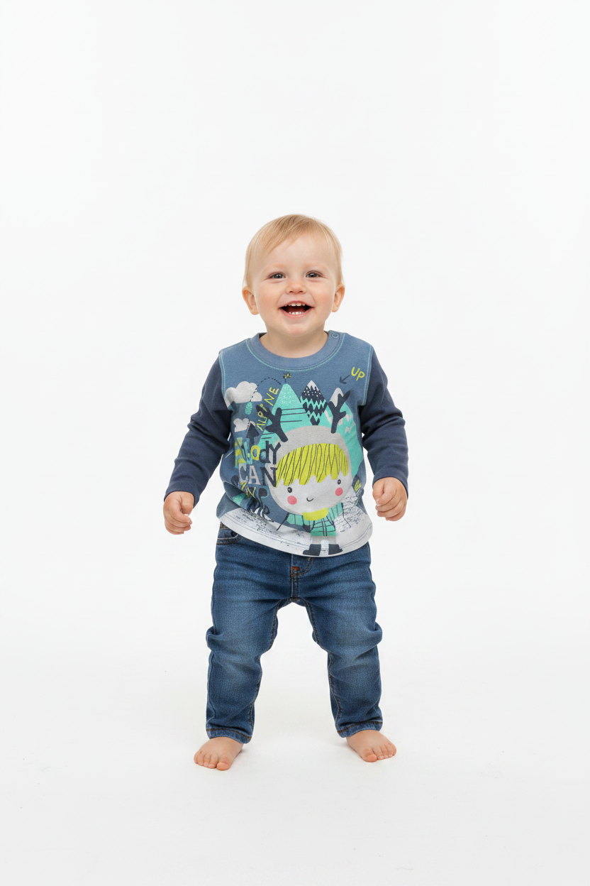 Chandail bleu “Camp Adventure” –