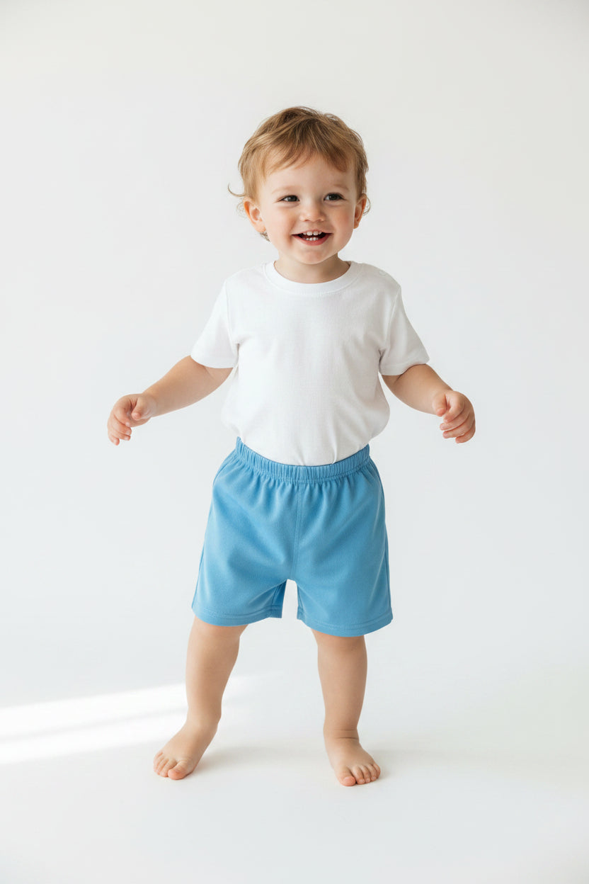 Short sport Bleu ciel