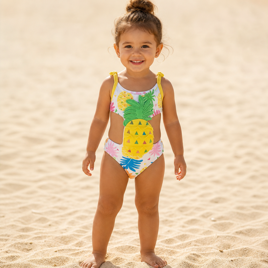 Maillot de bain 1 pièce Ananas