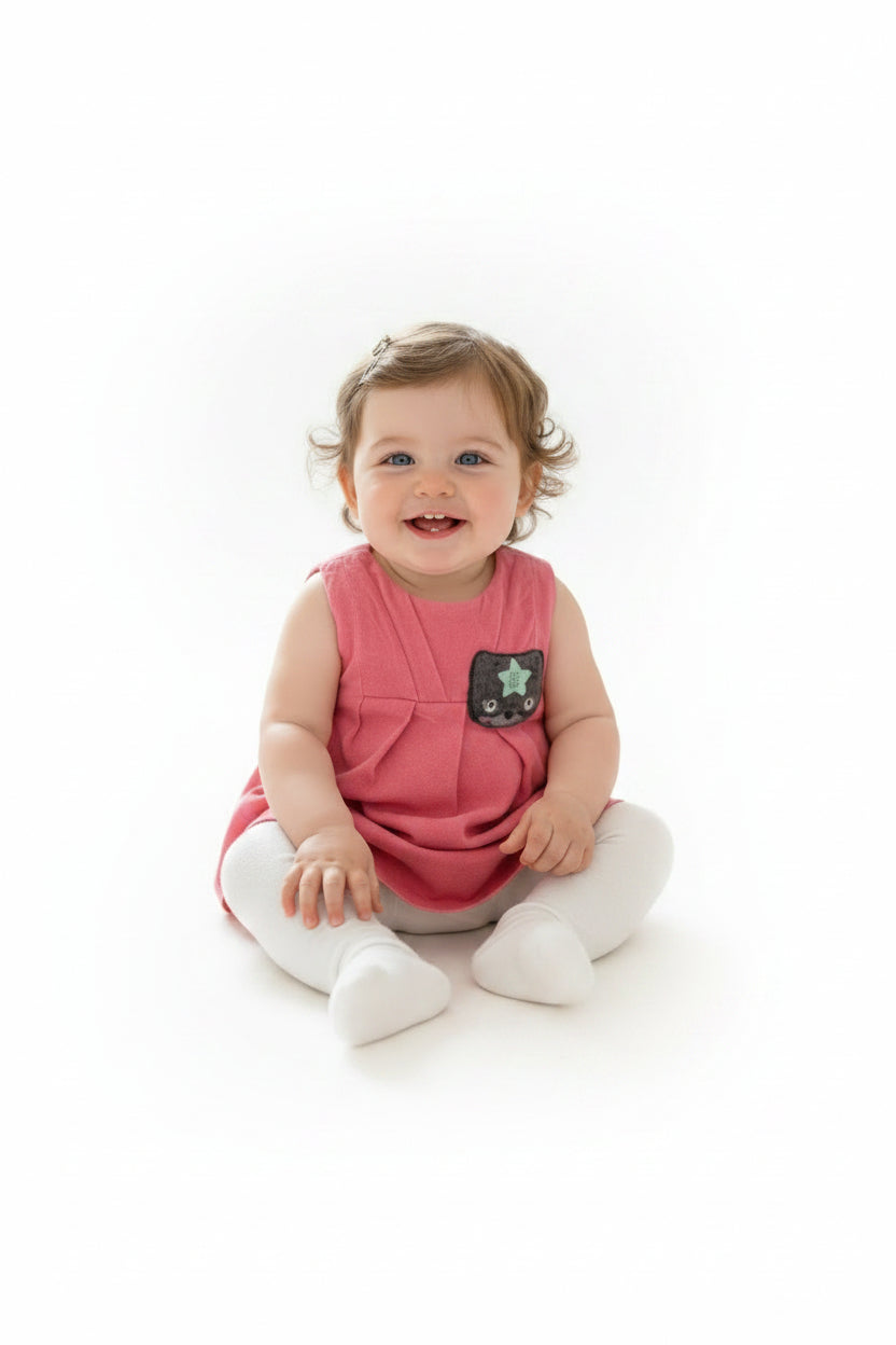 Robe Rose , Raton Laveur Tuc Tuc