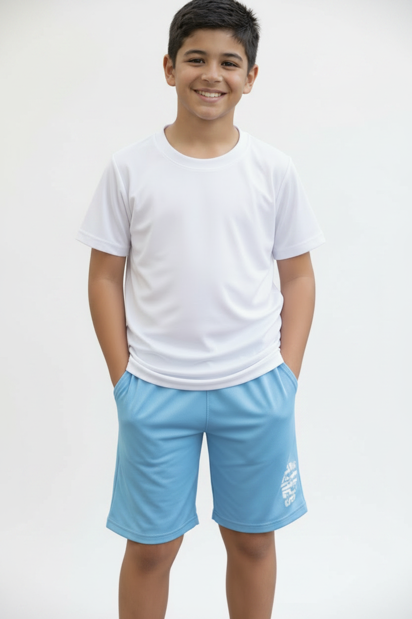 Shorts Sport Times Bleu Ciel