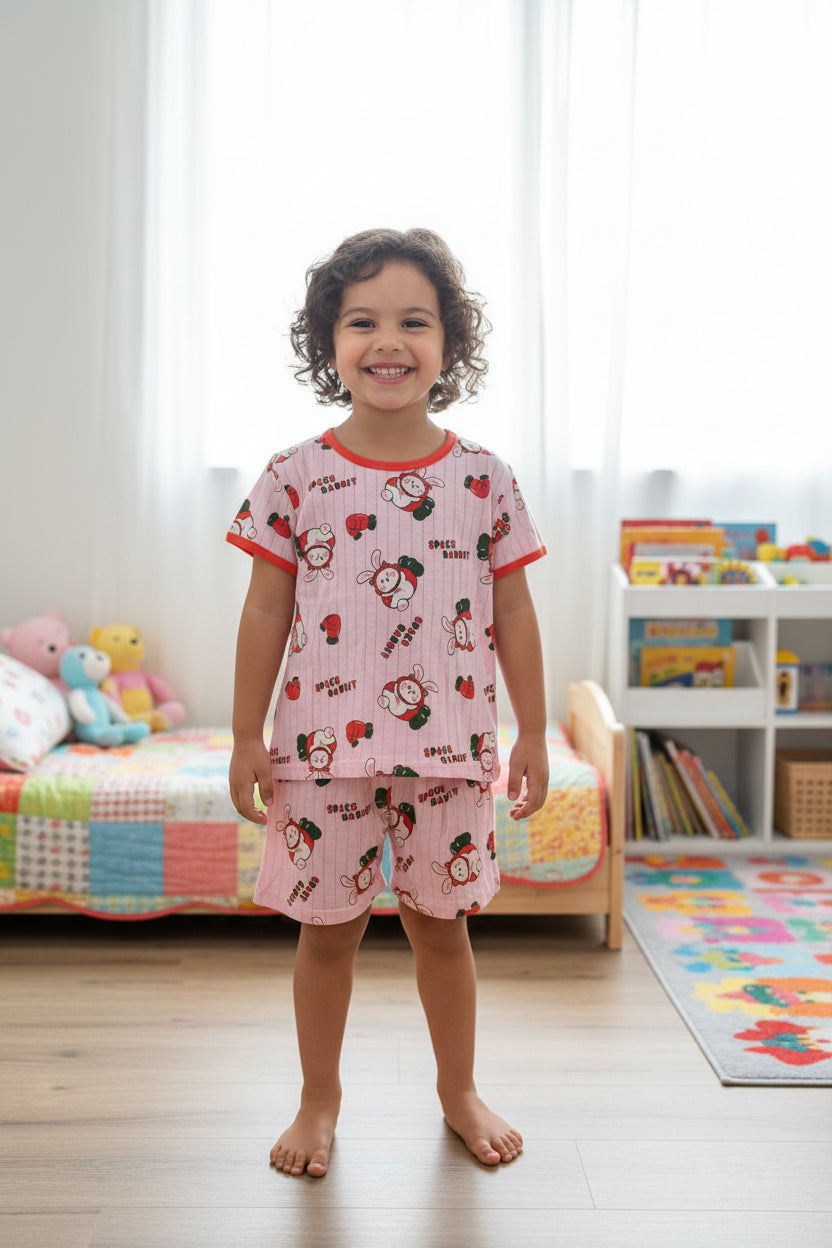 Pyjama d'été Lapin de l'espace