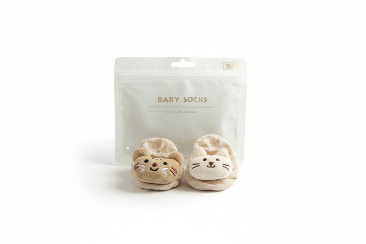 Pantoufles antidérapent 3D Pour Bébé