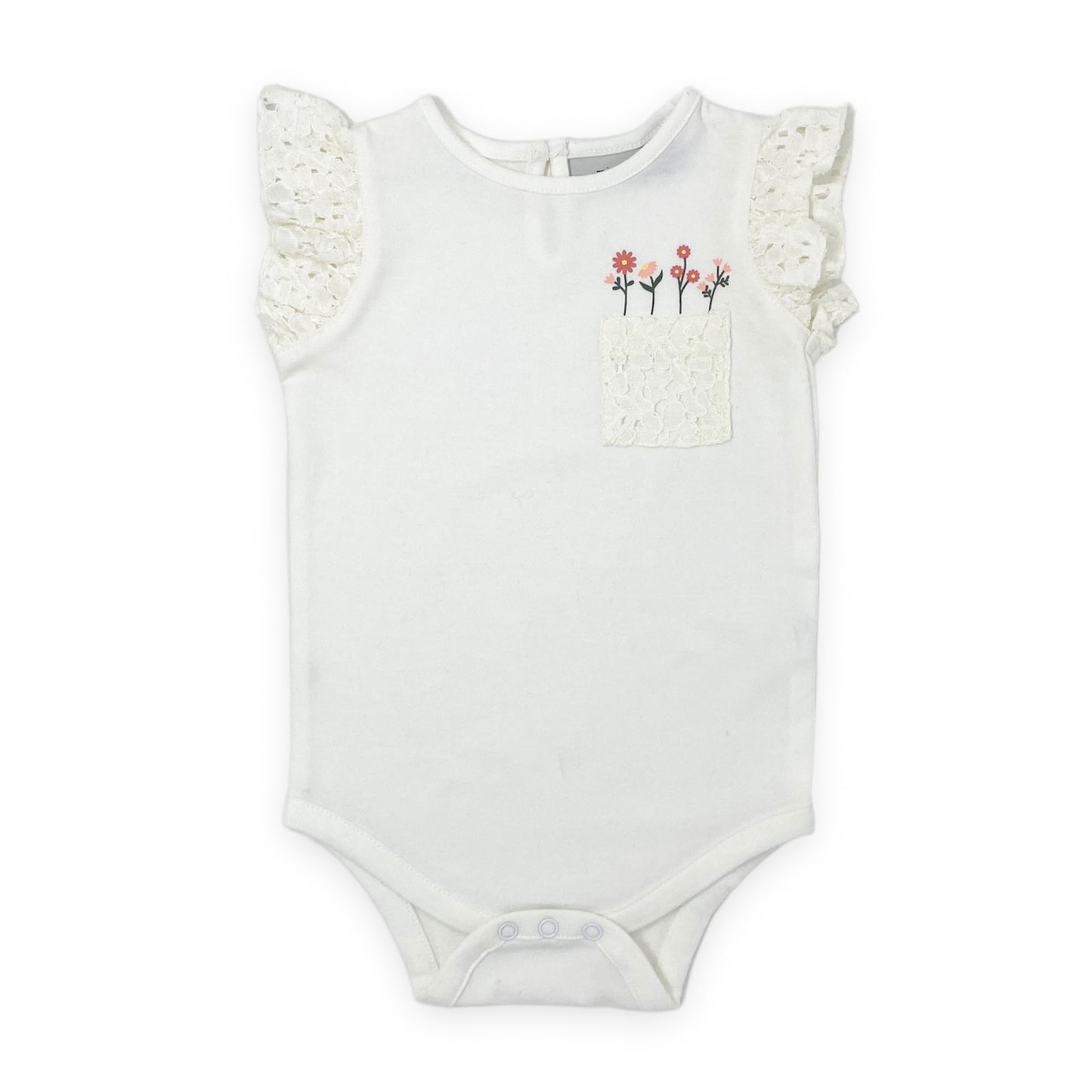 Cache-couche à dentelle Ivoire