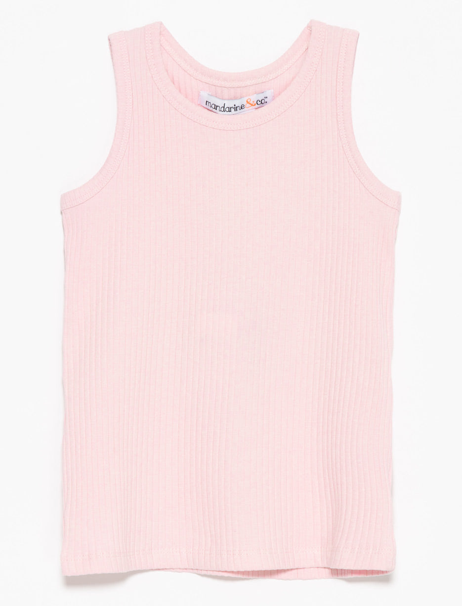 Camisole côtelée unie