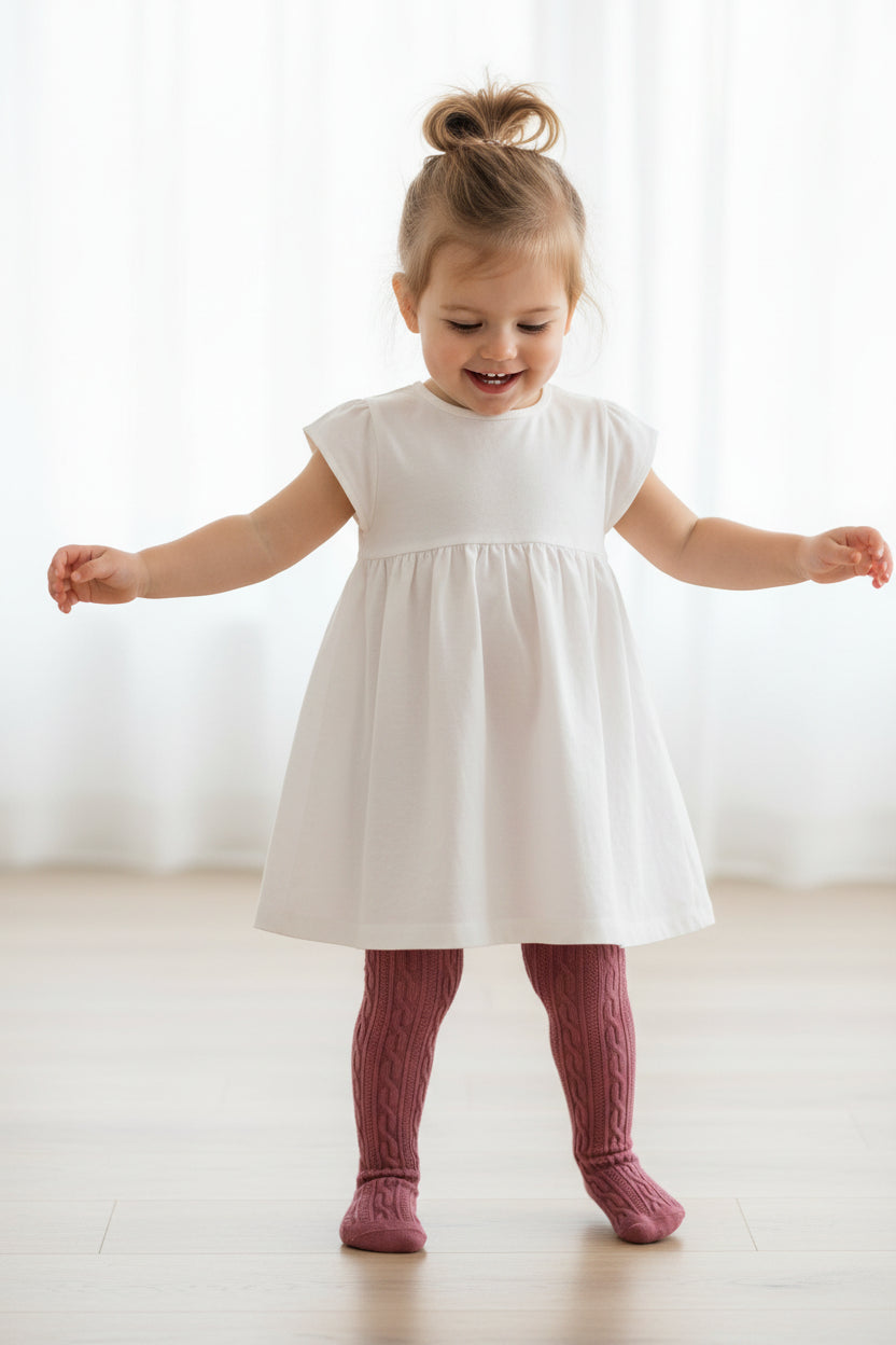 Bas collants texturés bébés
