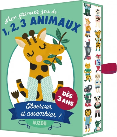 Mon premier jeu de 1,2,3, animaux