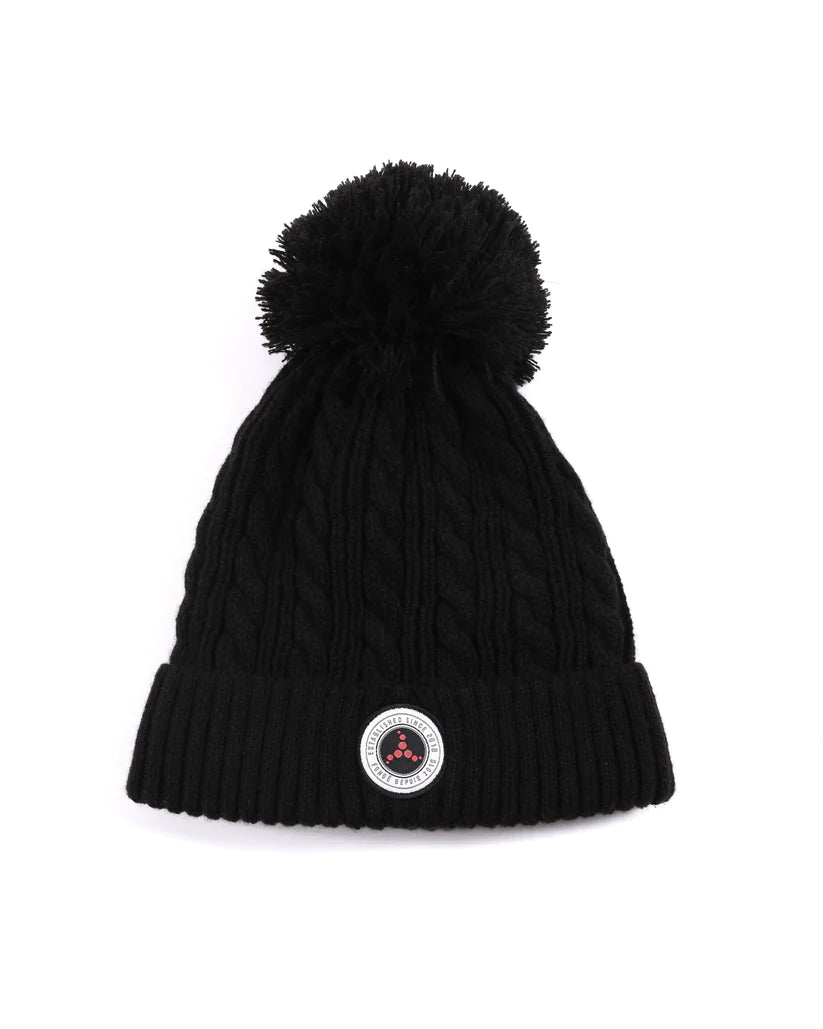 Tuque Tricot Noir ADO FILLE