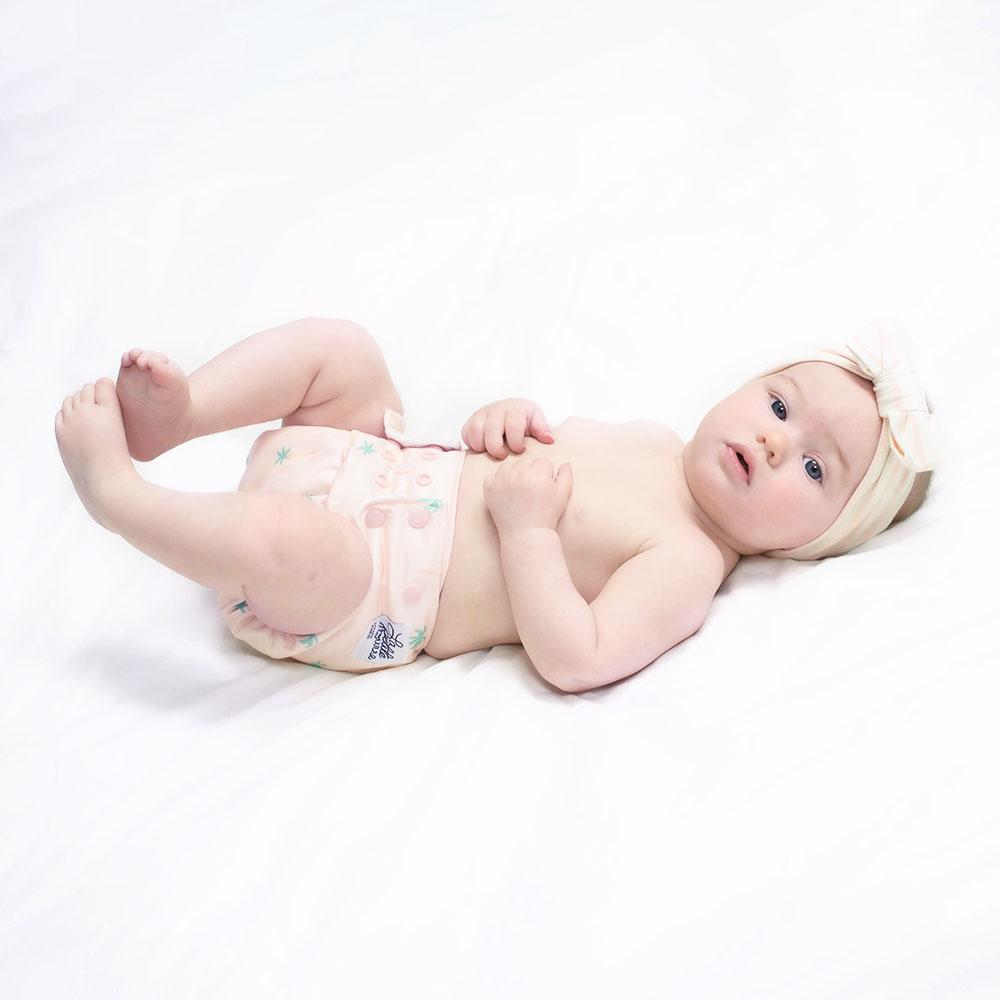 Couche lavable PALMIER bouton pression