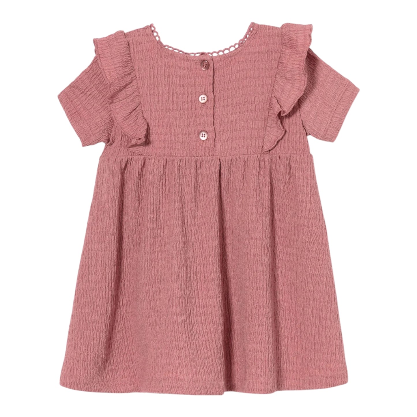 Robe dentelle Vieux rose