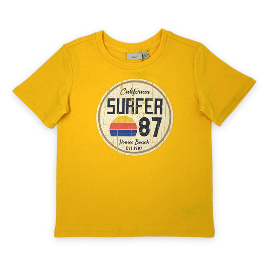 T-shirt jaune SURFER