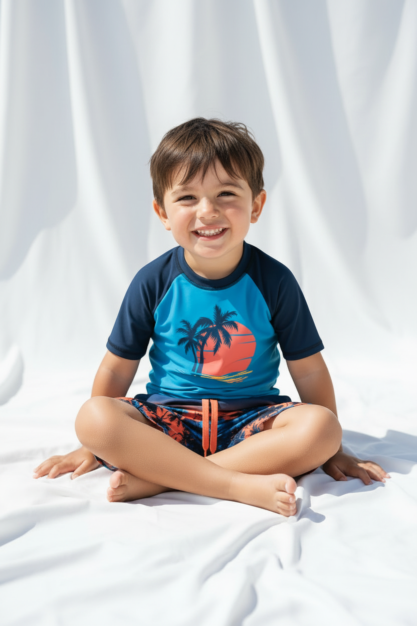 Ensemble maillot de bain UV Tropical