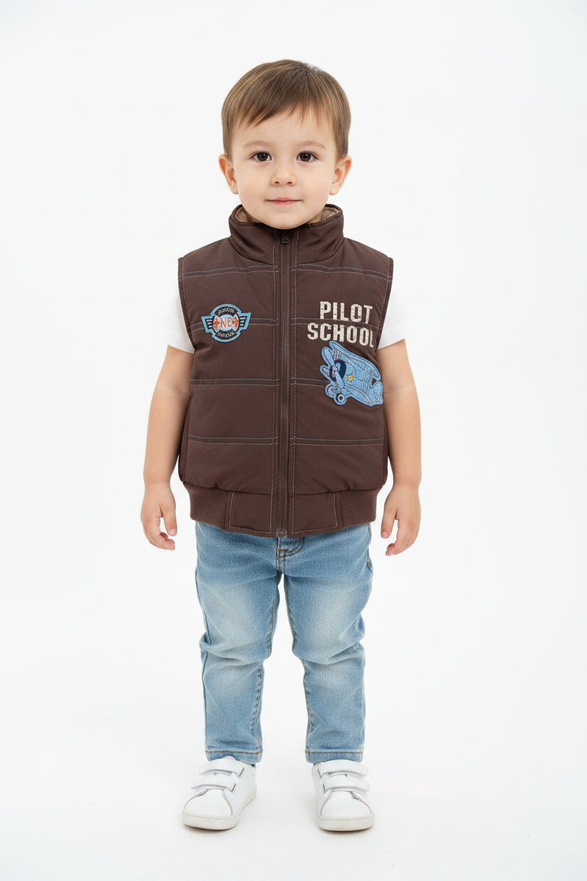Gilet sans manche Pilote School