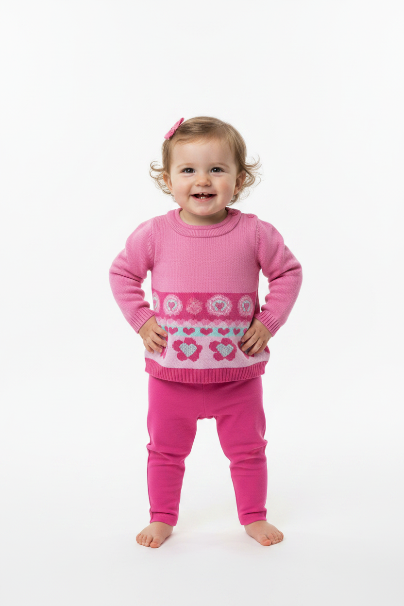 Ensemble Rose Bonbon Cocoon