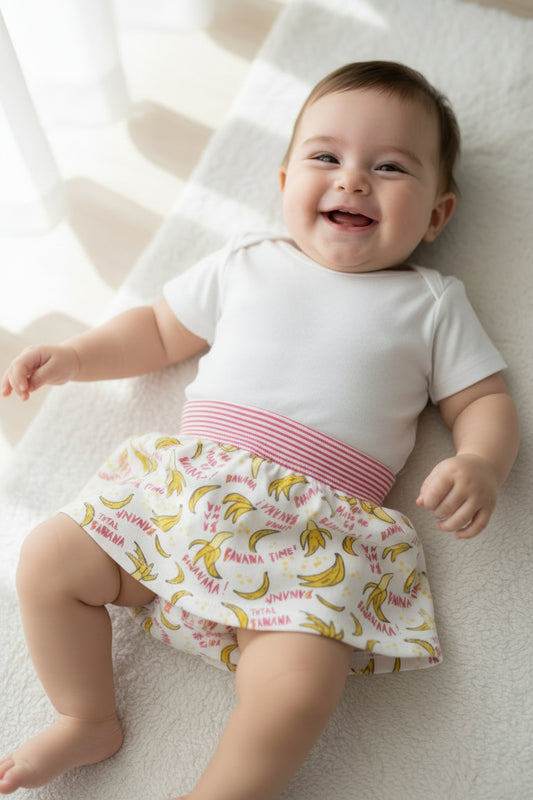 Jupe motif Banana