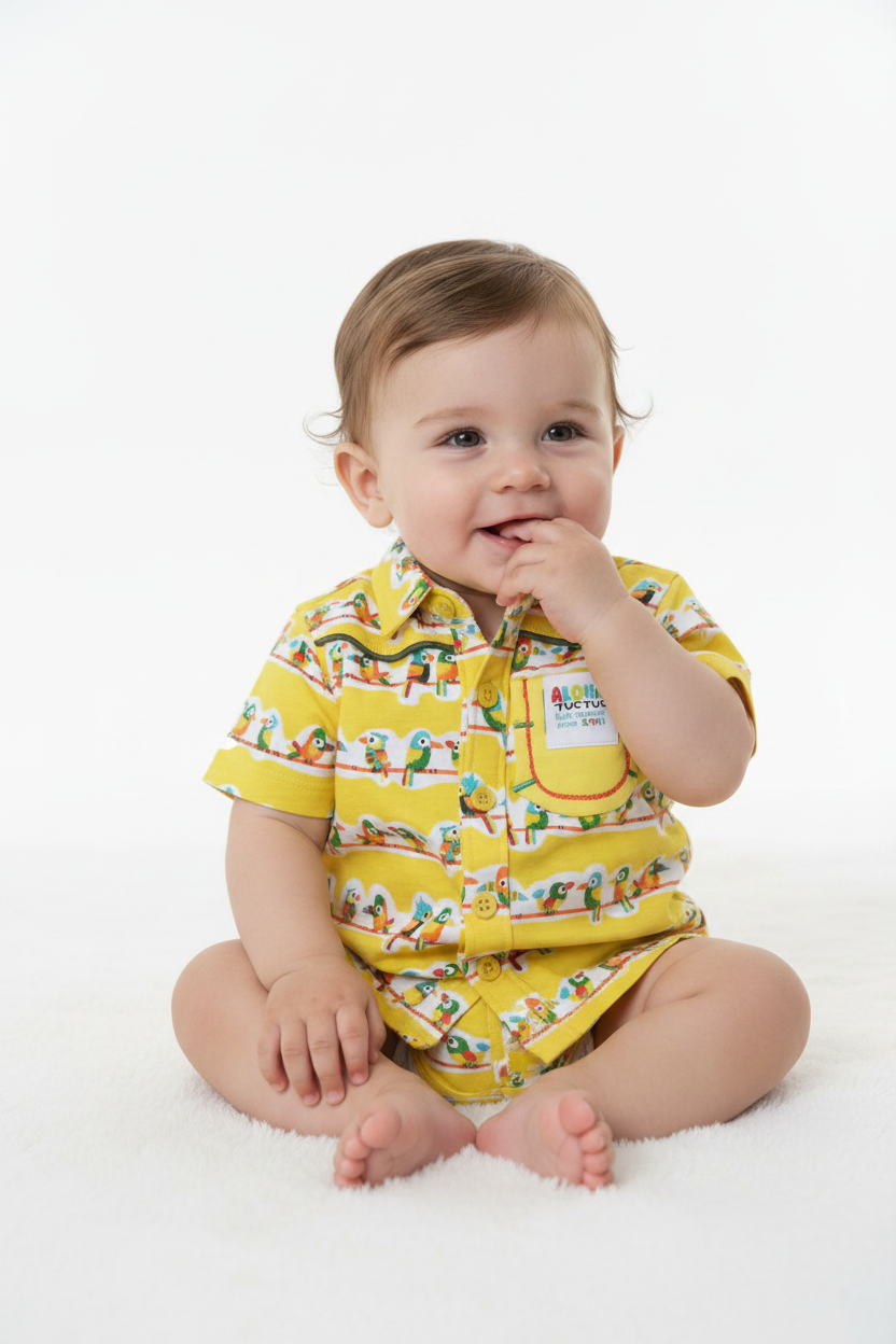 Chemise perroquet Aloha