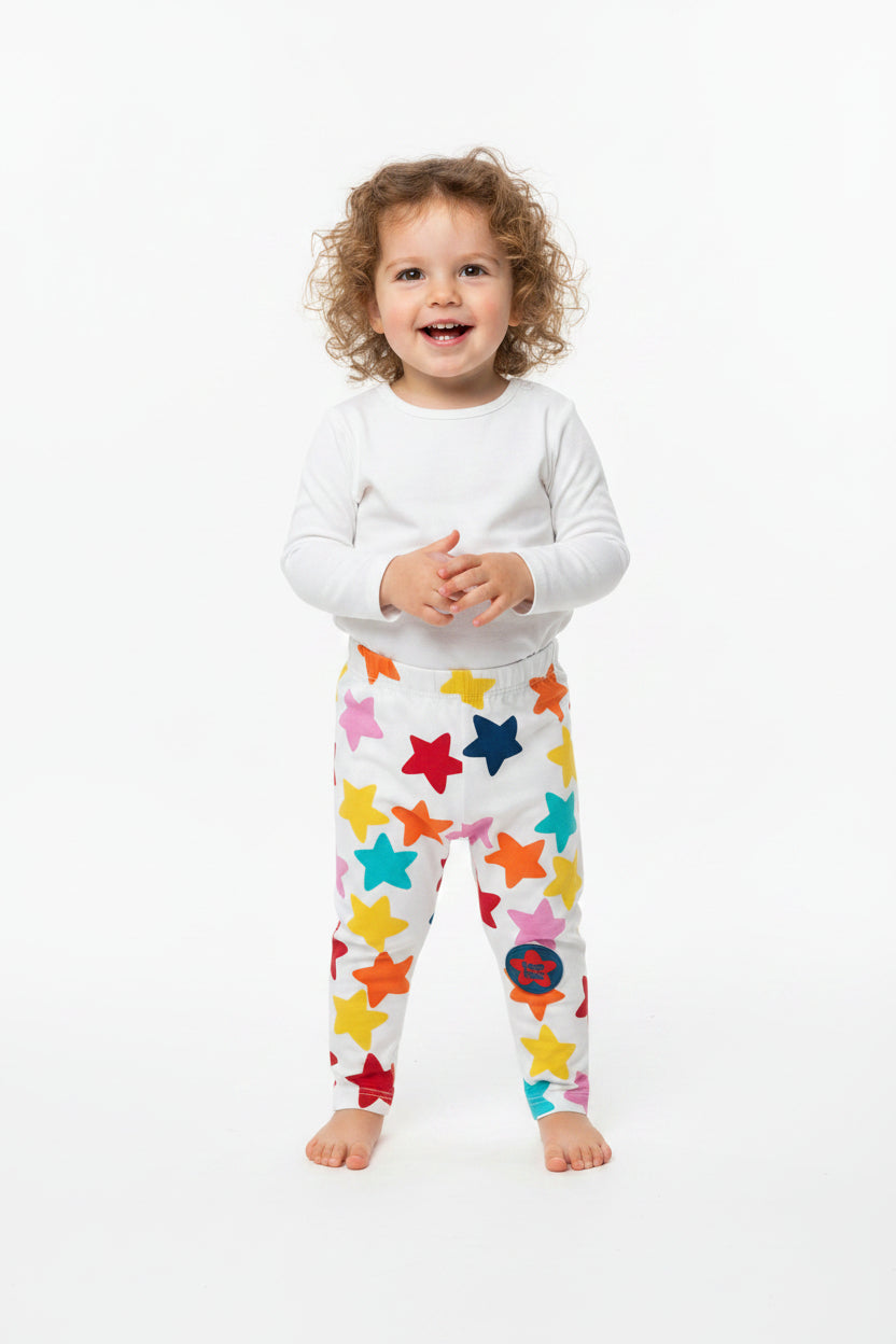 Legging blanc étoilées ace Écusson en Silicone
