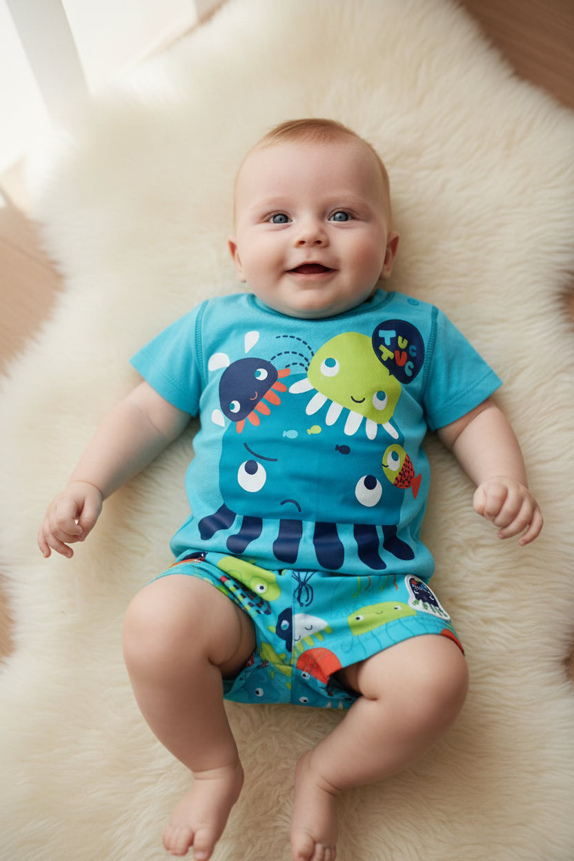 Maillot de bain - Bébés pieuvre Coquins