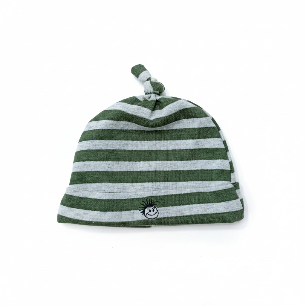 Tuque Rayé Vert et Gris