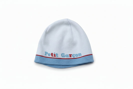 Tuque Bande Bleu écrit petit Garçon