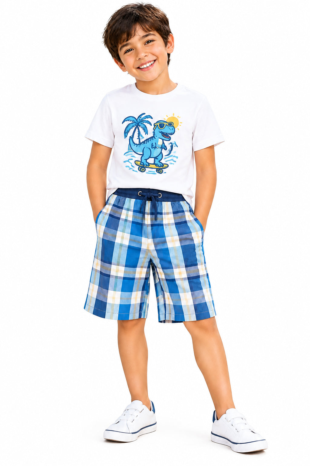 Shorts a Carreaux Petit Lem