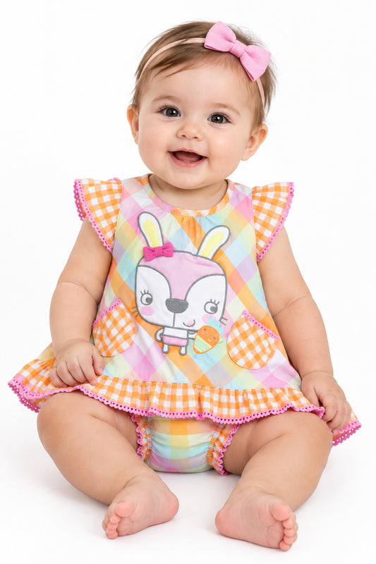 Robe lapine boucle 3D avec culotte
