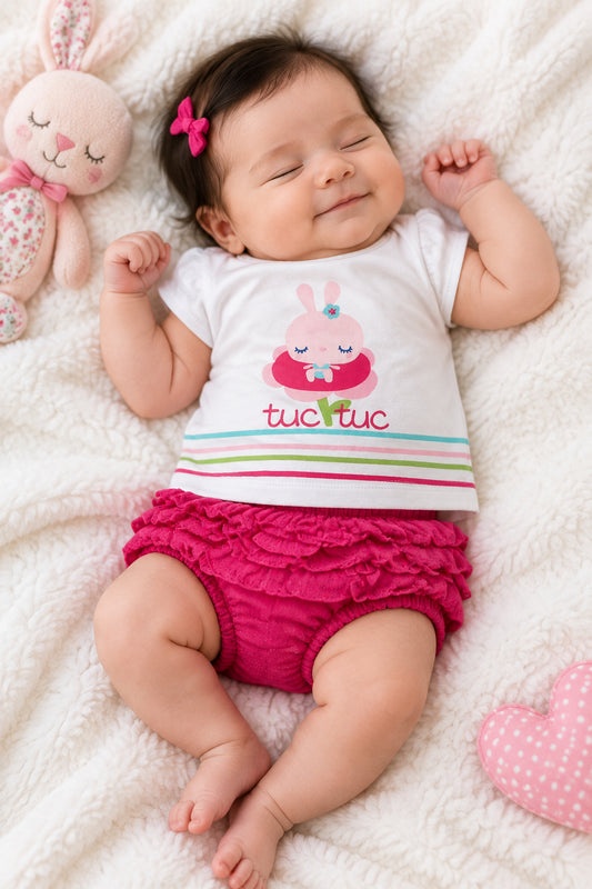 Ensemble 2 pièces bébé -Lapine