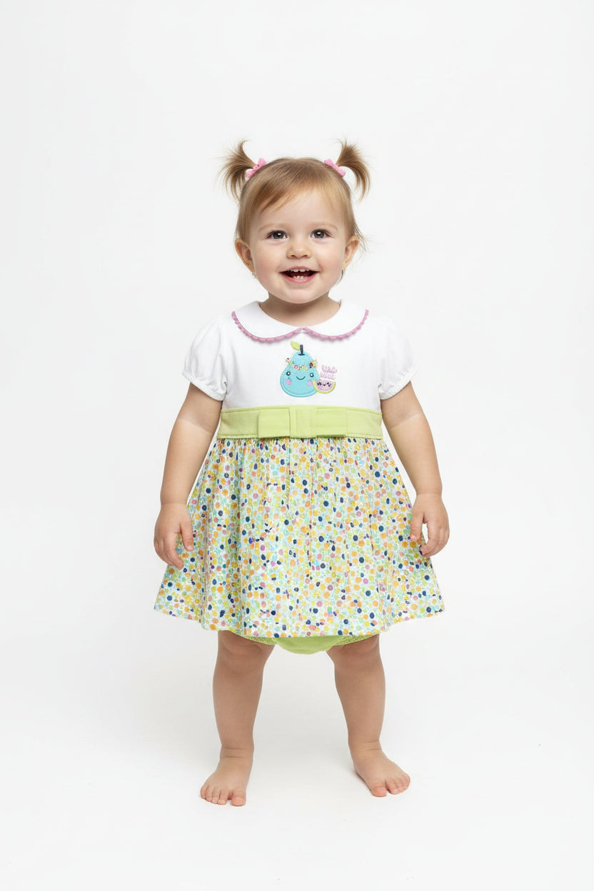 Robe “Little Sweetie” + culotte assortie