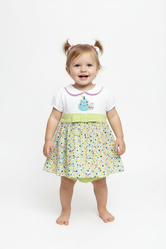 Robe “Little Sweetie” + culotte assortie