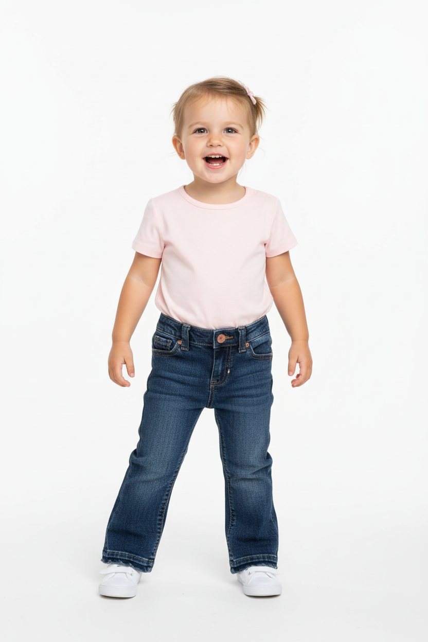 Jeans bleu classique – confort et style