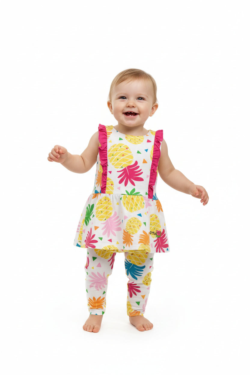 Ensemble Tropical 2 pièces Ananas