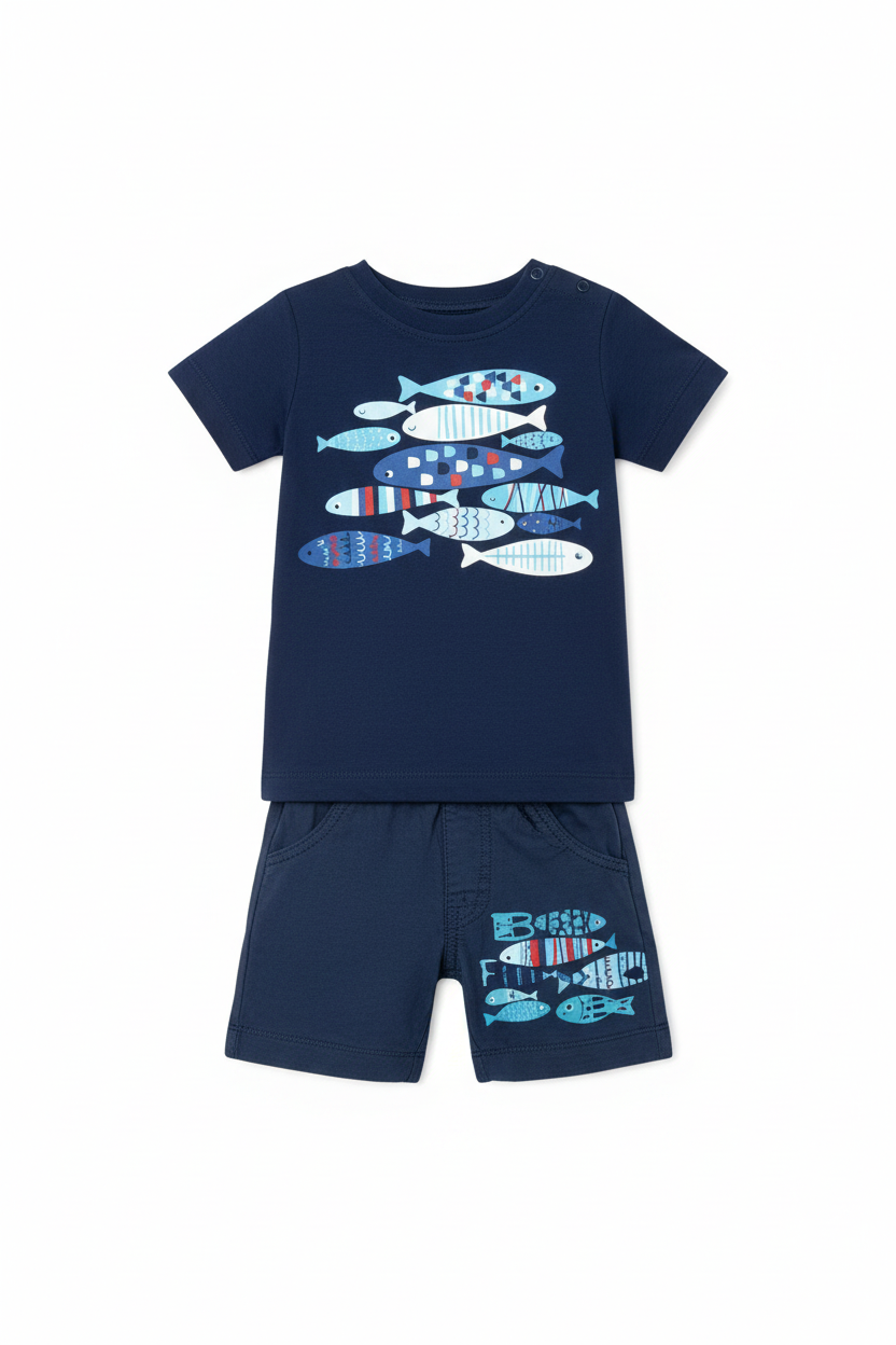 Ensemble les poissons a la pêche