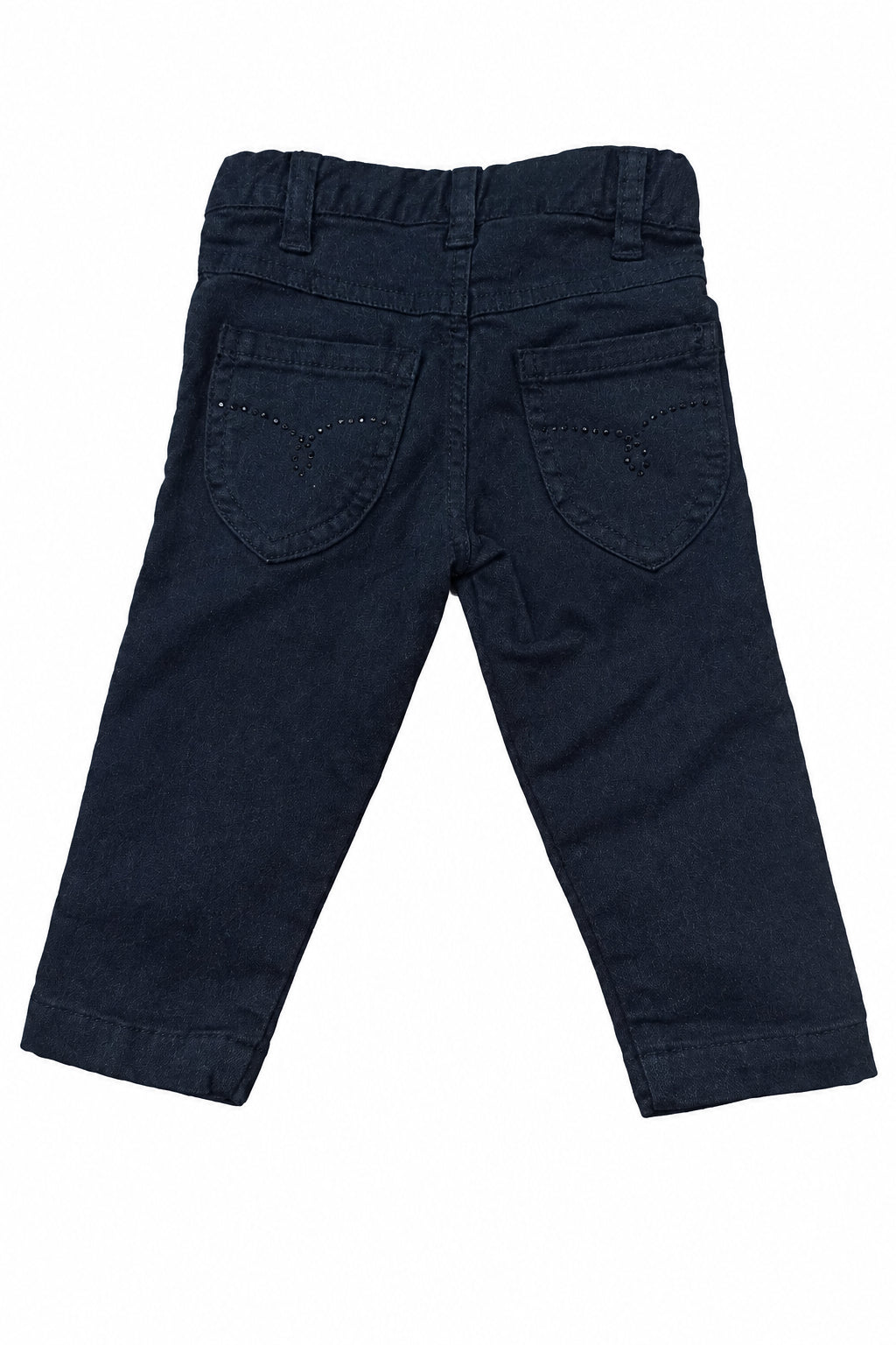 Pantalon Noir avec perle noir brillante
