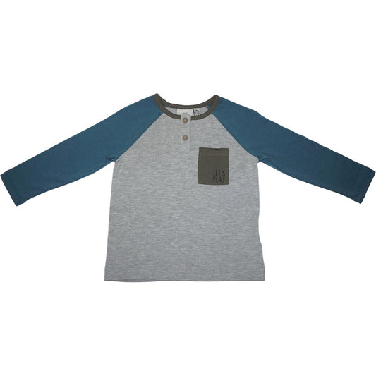 Chandail manches raglan Gris