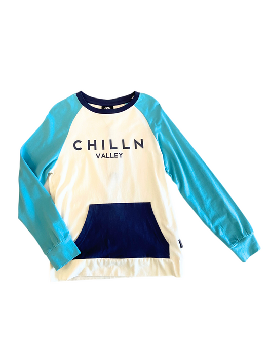 Chandail manche bleu chilln