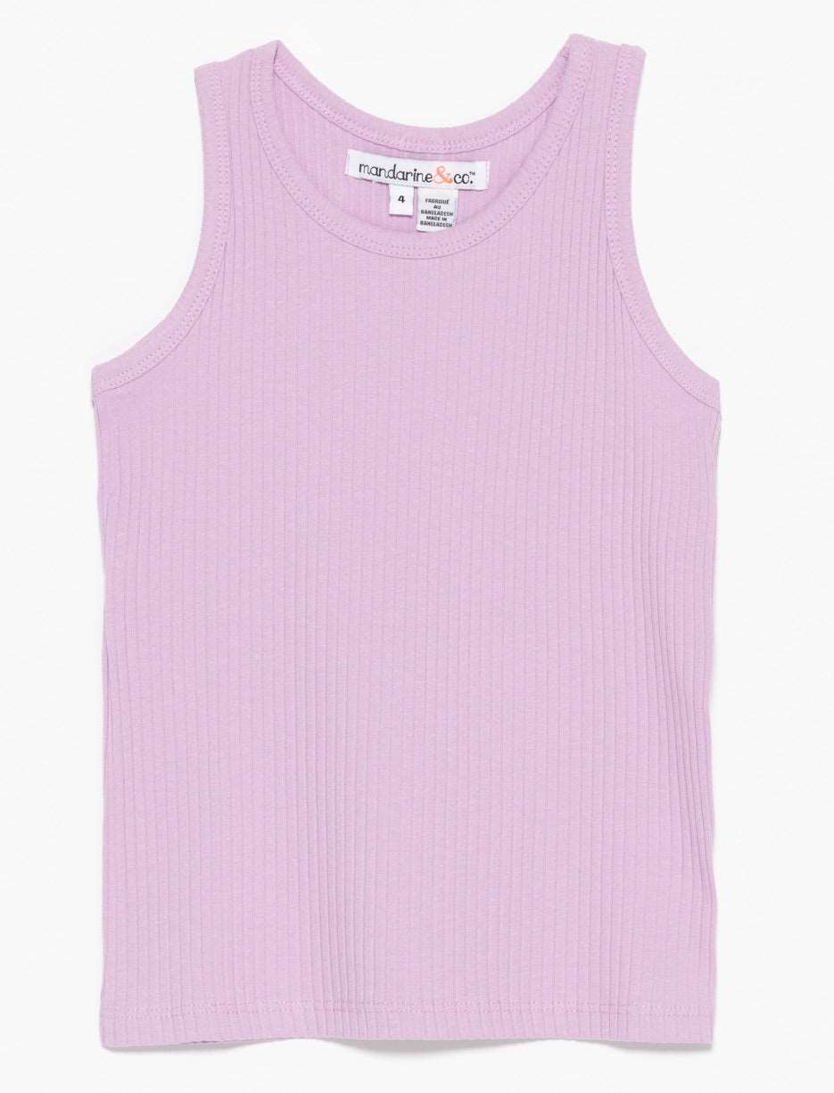 Camisole côtelée unie