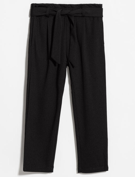 Pantalon droit Noir