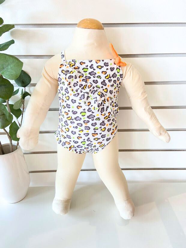 Maillot une pièce léopard