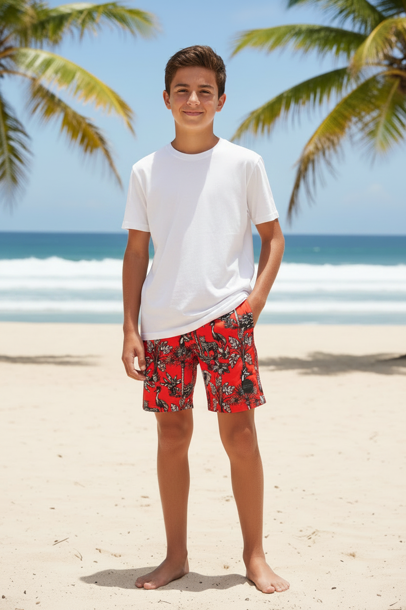 Maillot boardshort Animaux de la Savane