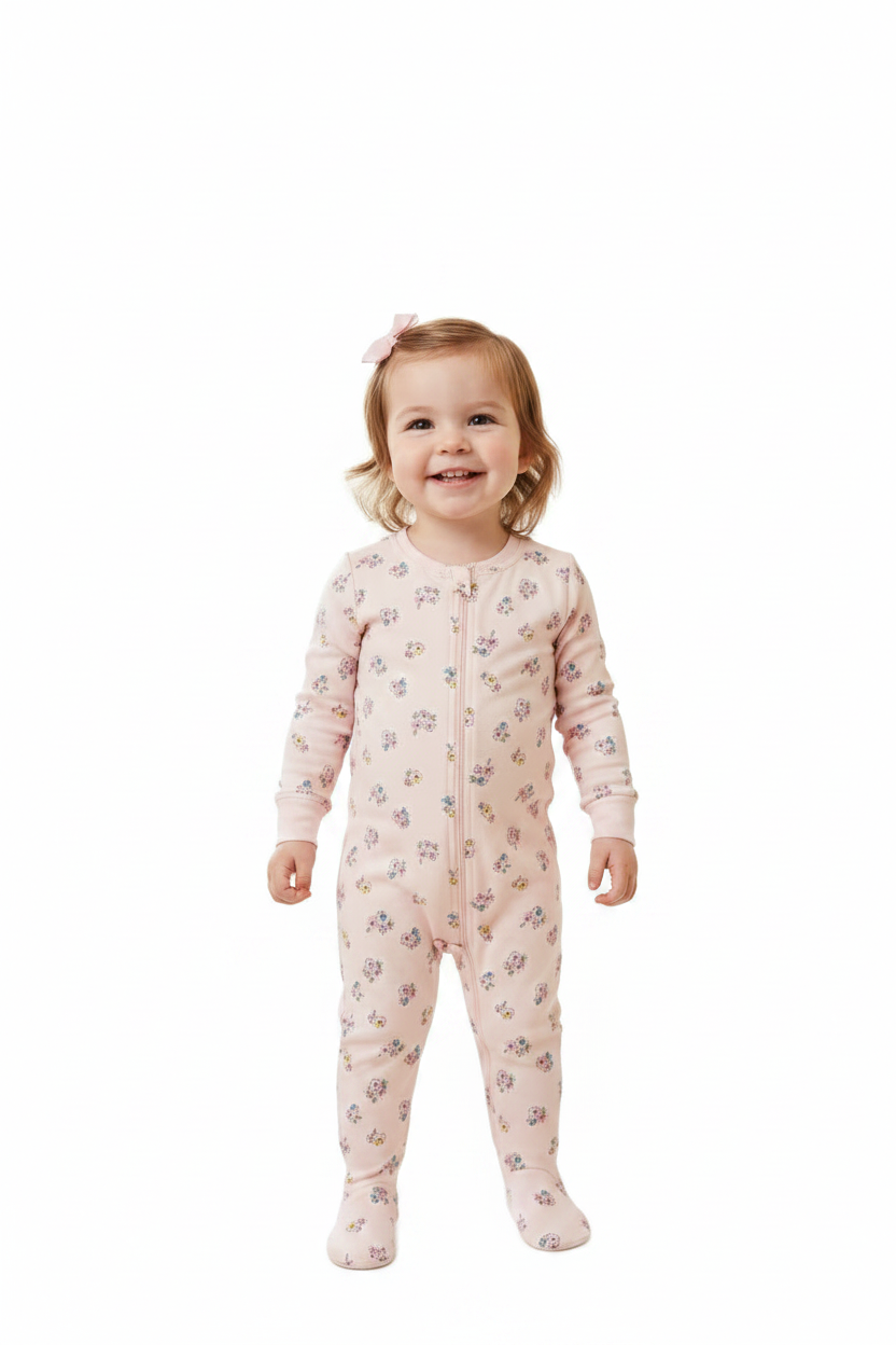 Pyjama/ Grenouillère Petites Fleurs