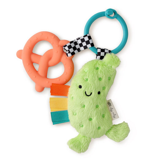 Peluche avec anneaux de dentition