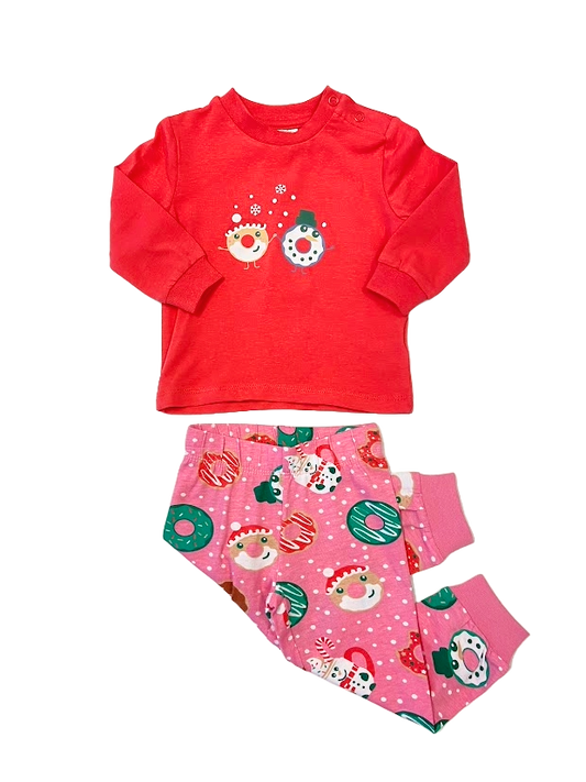 Ensemble pyjama beigne de Noel