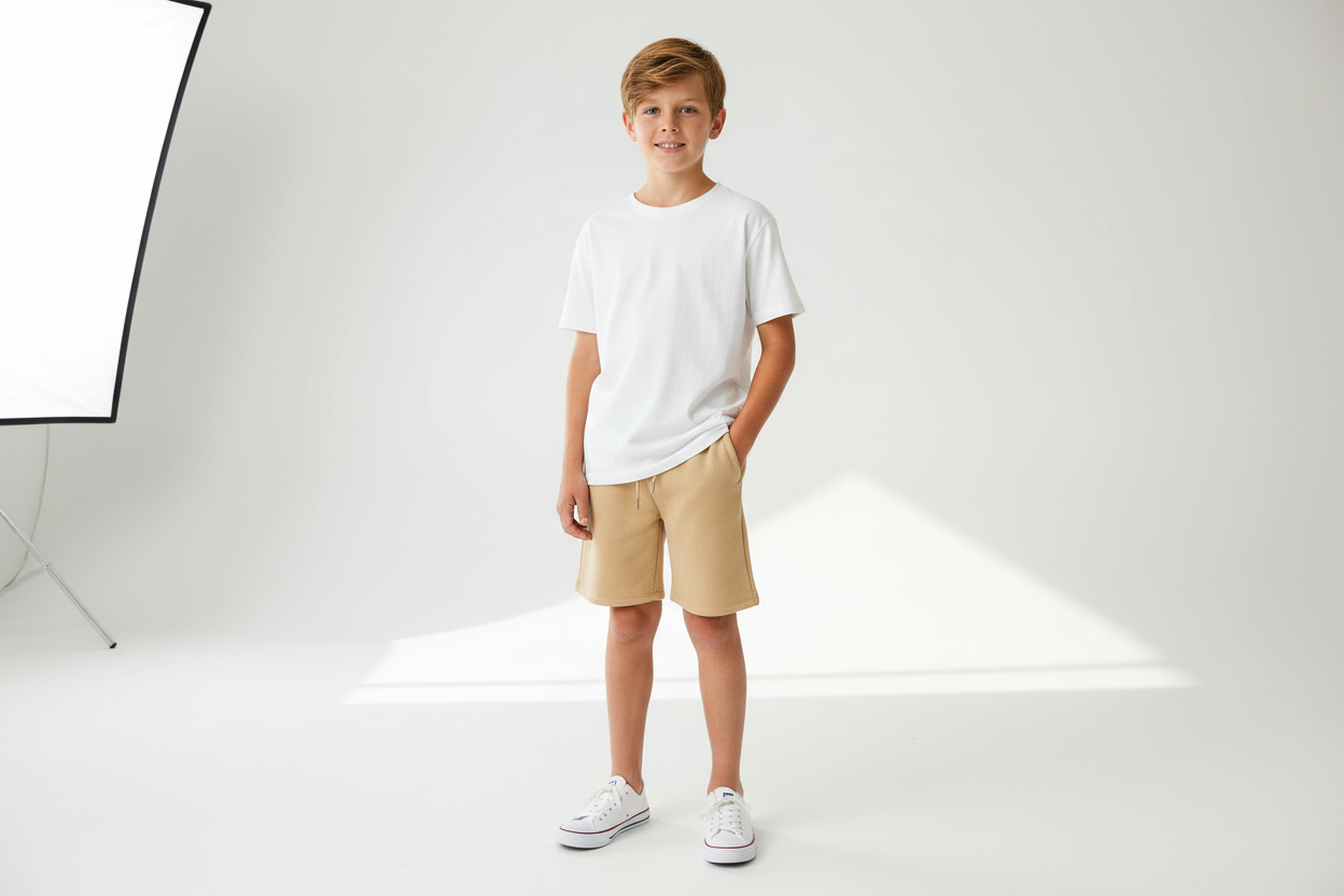 Short en molleton Tan